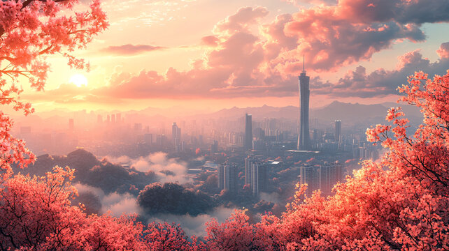 繁花都市圖景