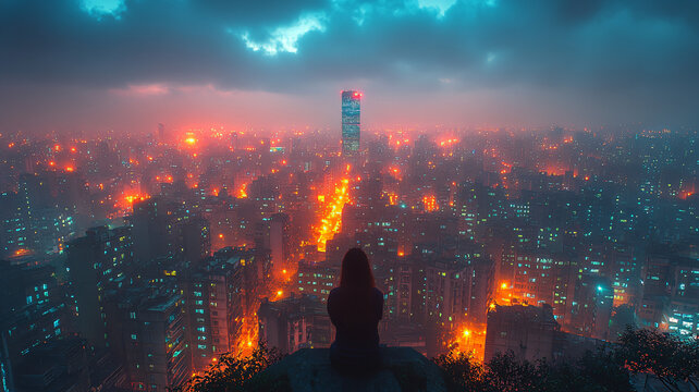 夜城璀璨