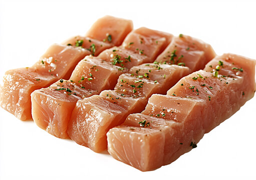 生雞肉切塊