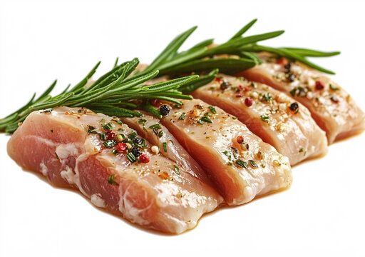 生雞胸肉切塊