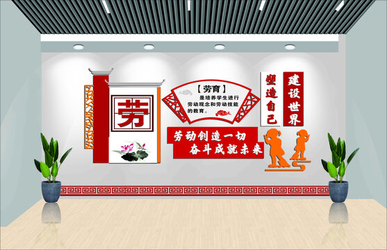 德智體美勞文化墻