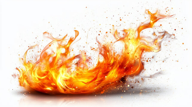 抽象火焰爆炸背景圖