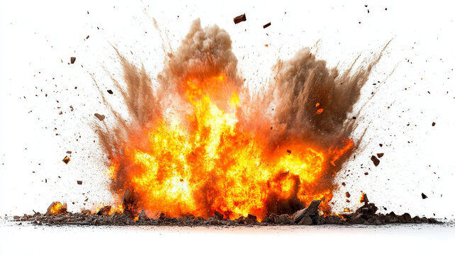 爆炸瞬間震撼視覺效果