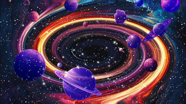 宇宙星空星球