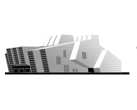 網(wǎng)紅8D城市地標(biāo)建筑重慶大劇院