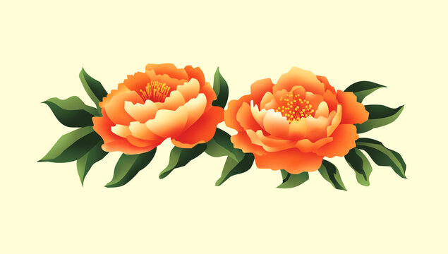 牡丹花高清分層