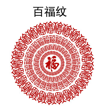 福字紋矢量稿