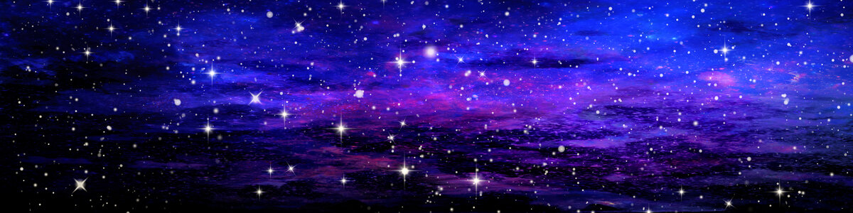 夢幻絢麗的星空背景圖
