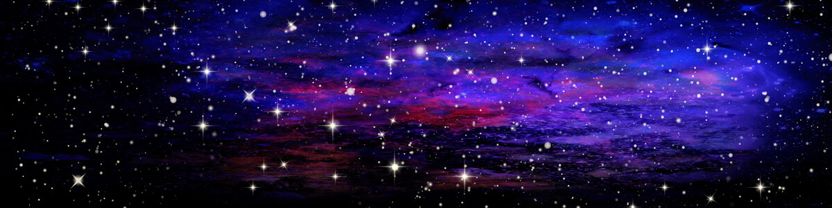 夢幻絢麗的璀璨星空背景