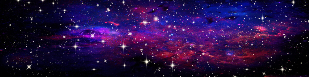夢(mèng)幻絢麗的星空宇宙圖景