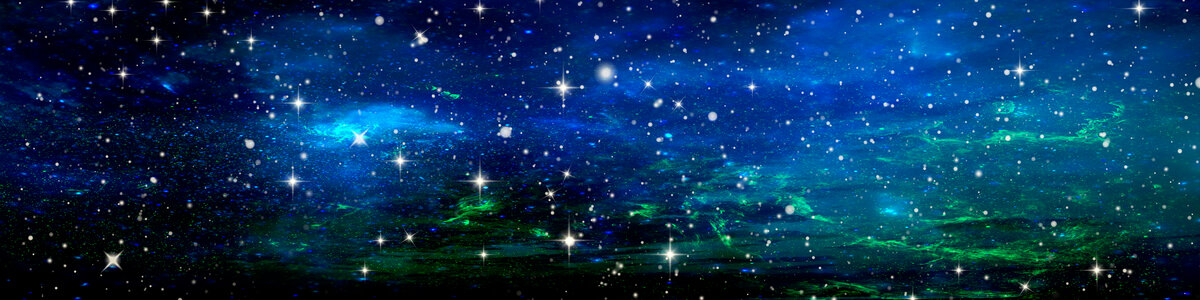 夢幻璀璨的星空背景