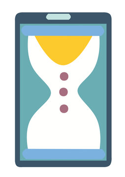 手機(jī)界面上的沙漏圖標(biāo)