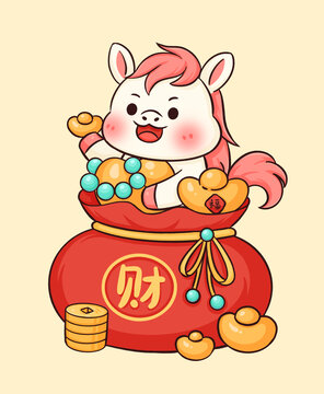 2026馬年插畫(huà)福袋馬