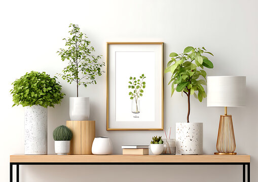 家居裝飾植物與藝術(shù)品