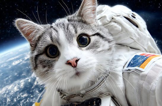 太空服貓咪的宇宙之旅