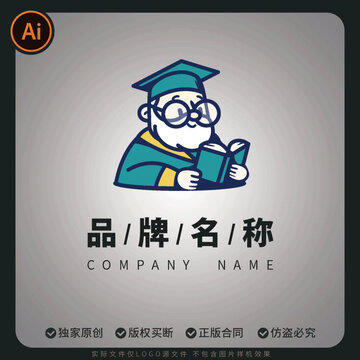 博士看書教育機構(gòu)課外輔導班LOGO標志