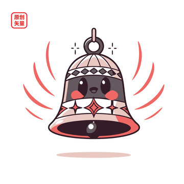 可愛卡通風(fēng)格的裝飾鈴鐺