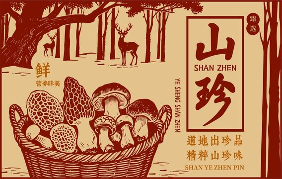 山珍菌菇包裝