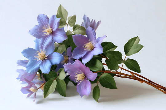 夢(mèng)幻紫藍(lán)色繡球花束