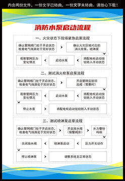 消防水泵啟動流程