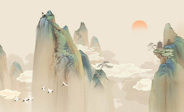 中式山水