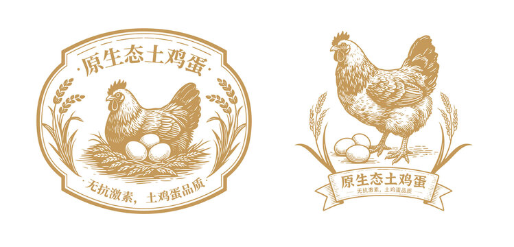 原生態(tài)土雞版畫
