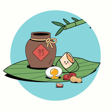 端午節(jié)插畫