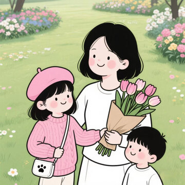 溫馨一家