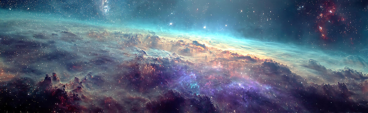 浩瀚宇宙中的星云奇觀