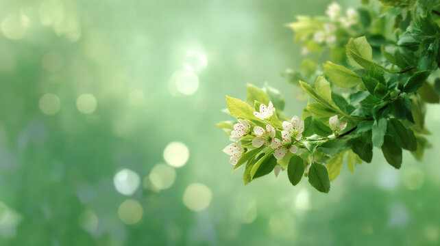春日綠意花開