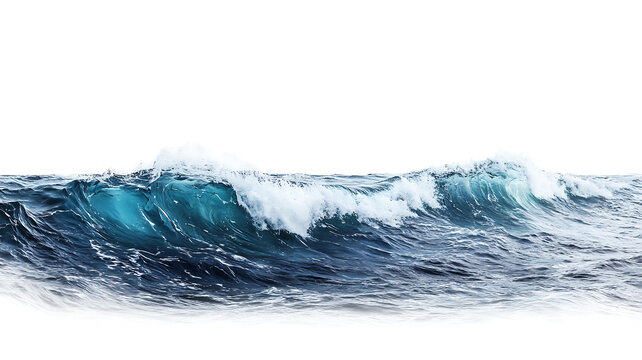 洶涌澎湃的海洋波濤