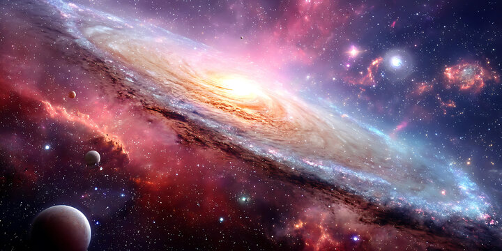 浩瀚宇宙星系螺旋星云