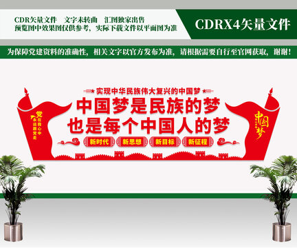 中國夢黨建文化墻