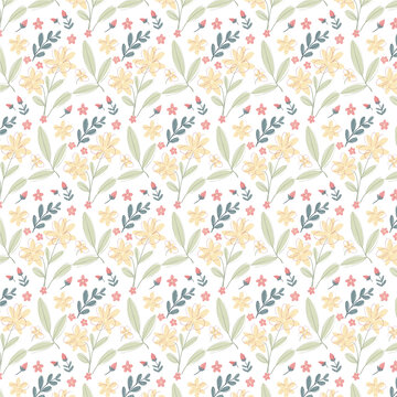 四方連續(xù)花朵花卉