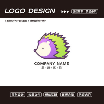 刺猬logo標(biāo)志
