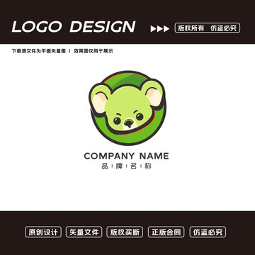 卡通考拉logo標(biāo)志