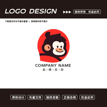 猴子logo標(biāo)志