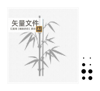竹子點(diǎn)狀圖