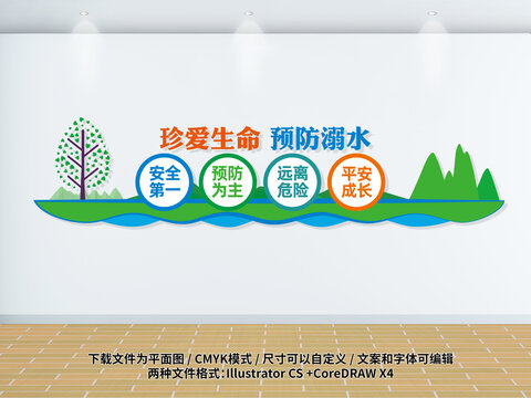 預(yù)防溺水文化墻