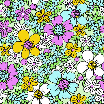 小碎花印花圖