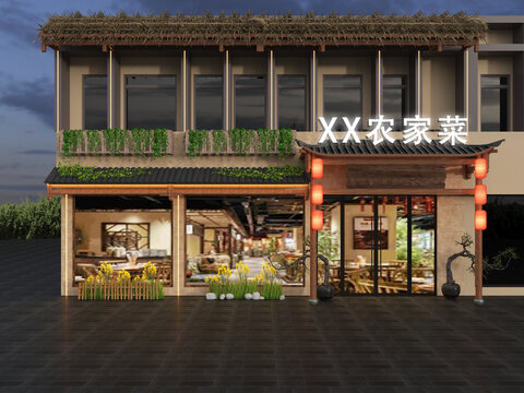 農(nóng)家菜門頭