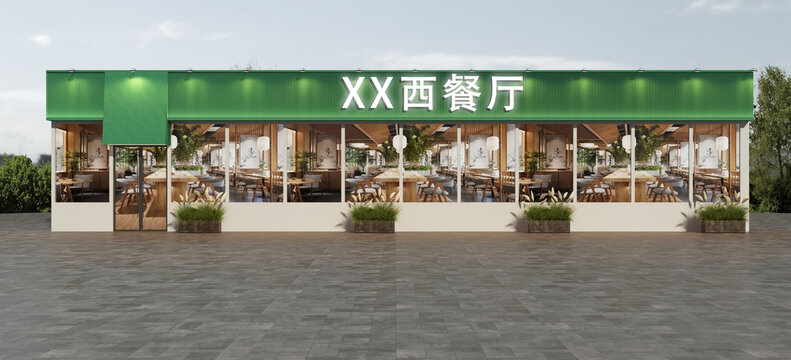 西餐廳門頭