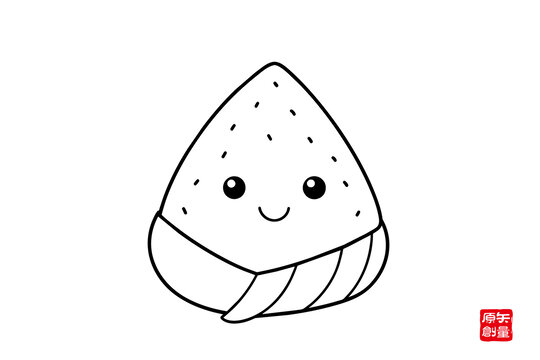 可愛(ài)卡通小粽子形象