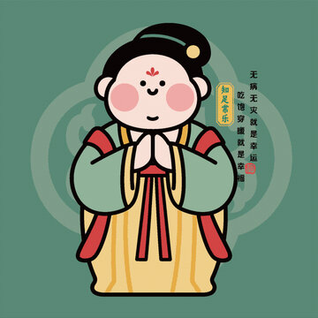古風(fēng)手機(jī)殼可愛祈?？ㄍㄈ宋镄蜗髨D案
