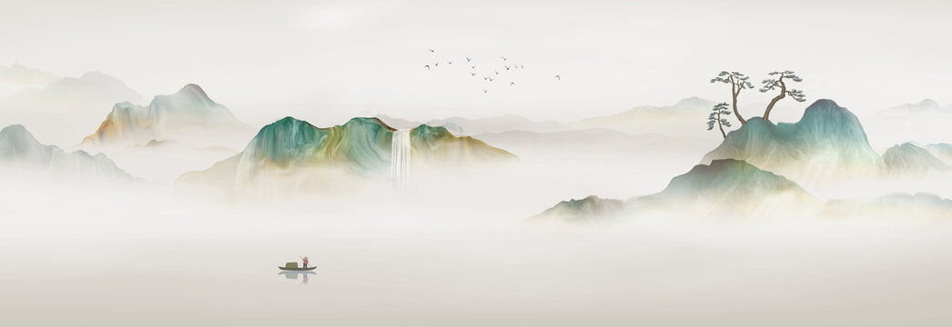 水墨山水