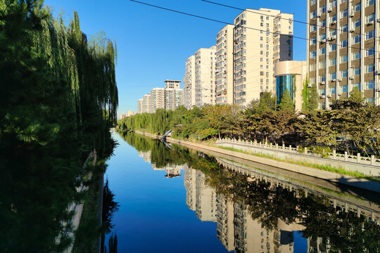 北京北護城河東段