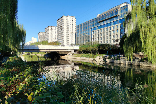 北京北護城河東段