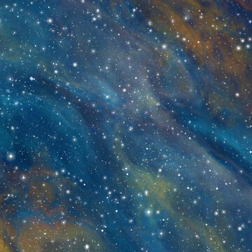 夢幻絢麗的浩瀚星空圖景