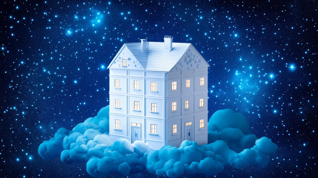 星夜云端夢幻小屋