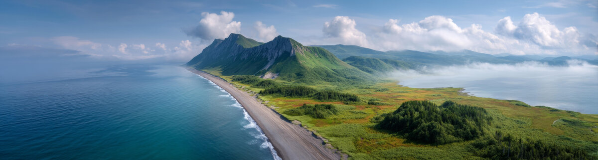 原始島嶼海岸風(fēng)光